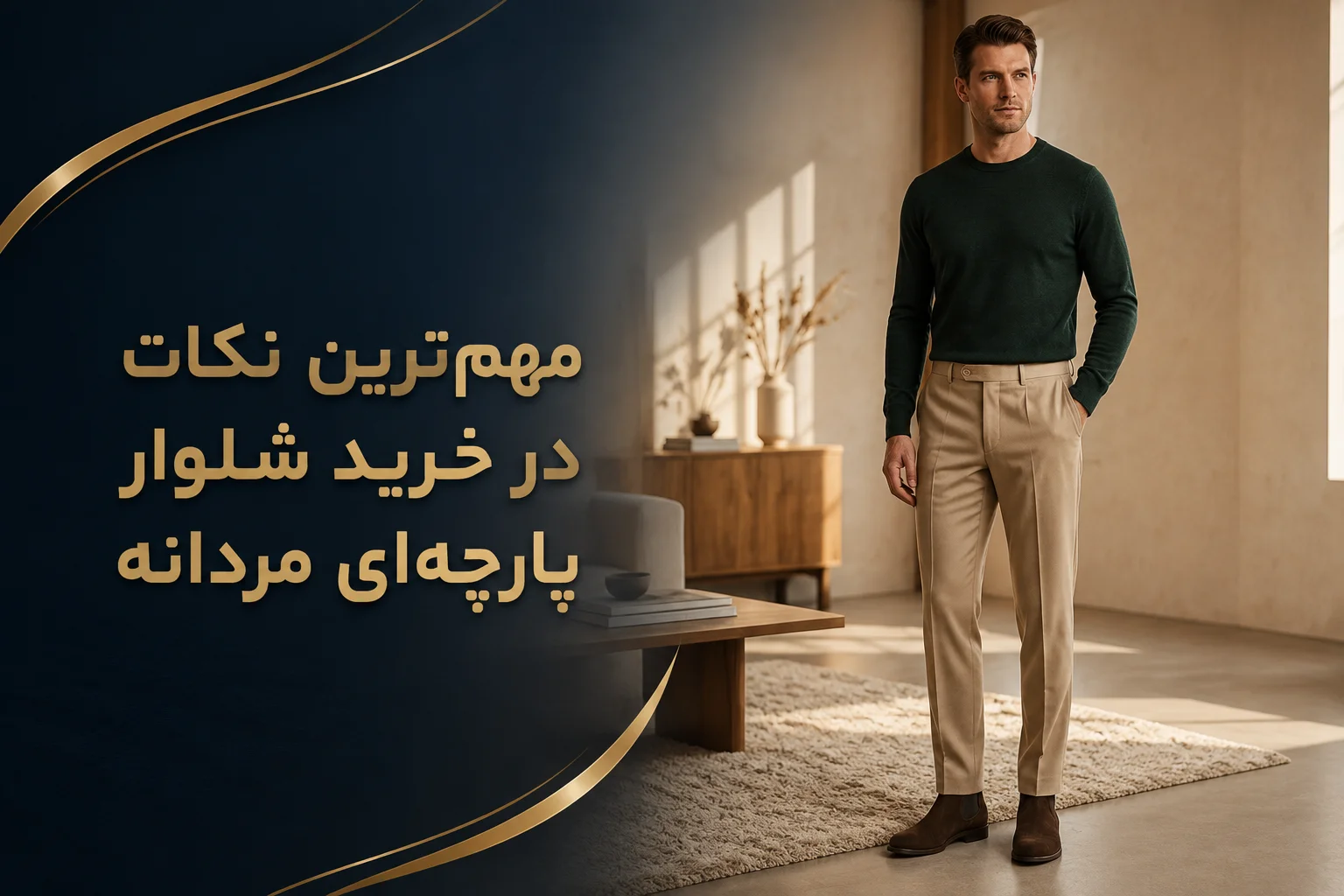 راهنمای خرید شلوار پارچهای مردانه