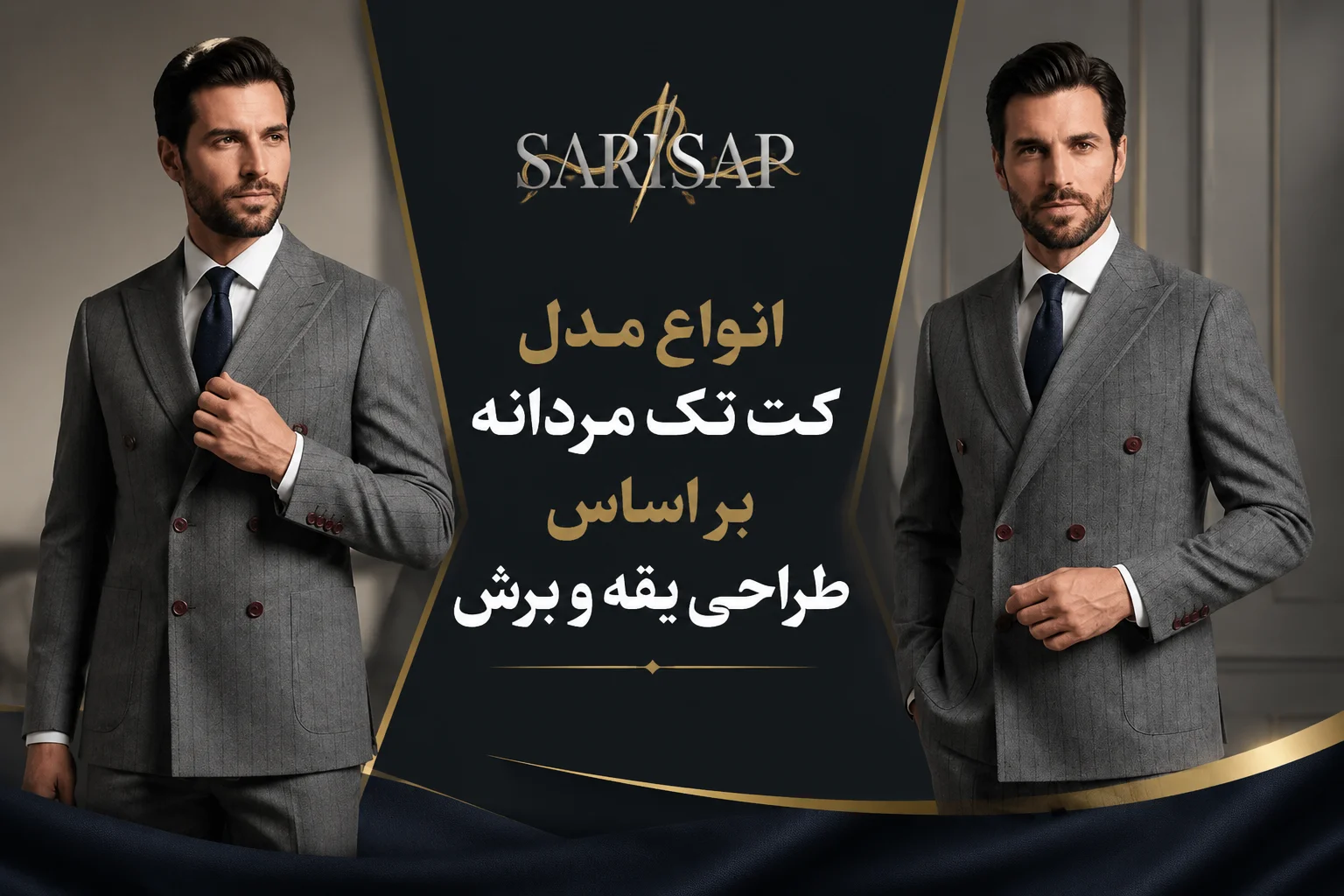 تیپ مردانه با کت تک؛