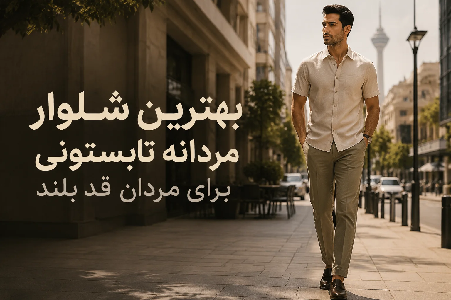 بهترین شلوار مردانه تابستونی برای مردان قد بلند | راهنمای کامل انتخاب شلوار