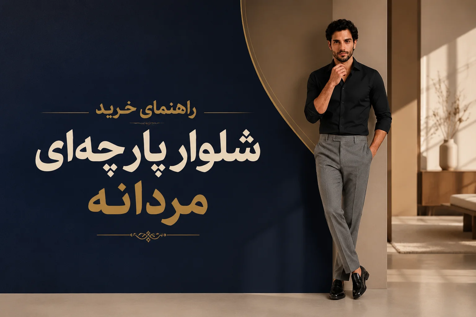راهنمای خرید شلوار پارچه‌ای مردانه؛ از انتخاب جنس تا اصول نگهداری