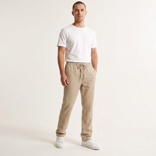 شلوار لینن مردانه Tommy Hilfiger مدل راسته Straight – خنک و سبک