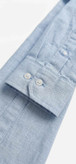 پیراهن آستین بلند مردانه لینن برند H & M مدل رگولار فیت