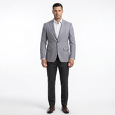 کت تک مردانه یقه انگلیسی مدل Slim Fit – تکدکمه