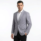کت تک مردانه یقه انگلیسی مدل Slim Fit – تکدکمه