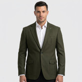 کت تک مردانه یقه انگلیسی مدل Slim Fit – تکدکمه