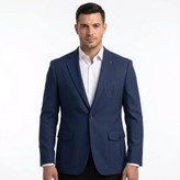 کت تک مردانه یقه انگلیسی مدل Slim Fit – تکدکمه