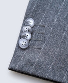 کت تک مردانه دبل برست مدل Slim Fit پارچه دیپلمات ۶ دکمه