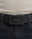 کمربند مردانه چرم طبیعی سگک پلاکی Calvin Klein