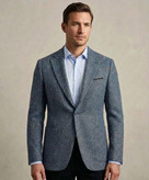 کت تک مردانه یقه انگلیسی پارچه کنفی جودون