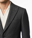 کت تک مردانه یقه بلیزر Slim Fit پارچه جودون برفکی