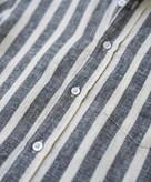 پیراهن آستین بلند مردانه لینن برند H & M مدل رگولار فیت