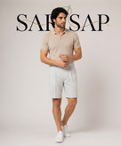 شلوارک مردانه پیلیدار برند ZARA (جنس کرپ)