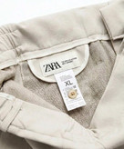 شلوارک مردانه پیلیدار برند ZARA (جنس کرپ)