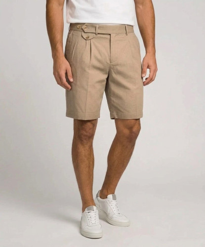 شلوارک مردانه پیلیدار کمر ایتالیایی برند ZARA (جنس گاباردین)
