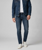 شلوار جین سرمهای مردانه اسلیمفیت زیپی کشدار برند ZARA