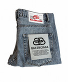 شلوار جین آبی روشن مردانه مدل استریت برند Balenciaga